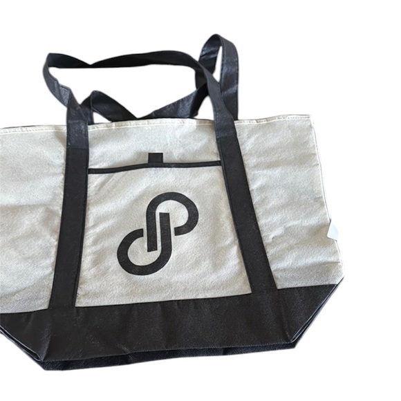 Poshmark Logo Tote Bag - Black and White, stickers & thank you card New … - Picture 1 of 12
